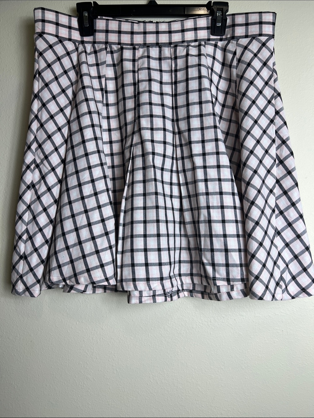 torrid Pink and Black Plaid Circle Skirt